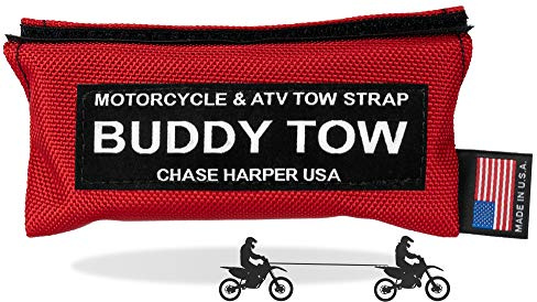 Chase Harper USA 9100 - Buddy Tow - Tough Military spec Nylon Webbing (1785 lb. Test) 12' x 1 - Red