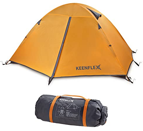 KEENFLEX 2 Personen Camping Trekking Zelt Doppelwandig Ultraleicht 2300g