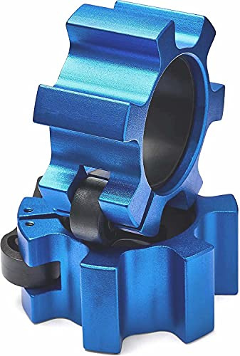 Metall Olympic Barbell Collar 50mm Aluminiumlegierung Hantel Locking Spin Clip Perfekt für Pro Crossfit Strong Lifts und olympischen Training für Workout, Gewichtheben, Fitness 2 Stück