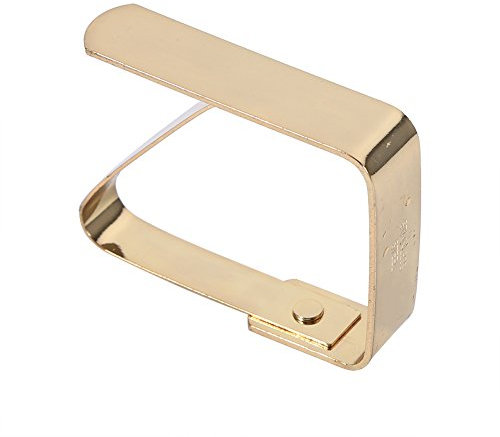 Niiyen Edelstahl-Tischdeckenklammer, verstellbare Edelstahl-Tischdeckenklammern, Klemmen für Bankett im Freien, Picknick, Hochzeit, Schreibtisch(Gold)