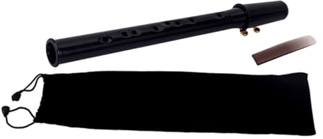 TOYANDONA Holzblasinstrument Mini-saxophon Taschensaxophon Tragbar mit Musiktasche für Akustikräume Kleines Saxophon Musikzubehör Schwarz