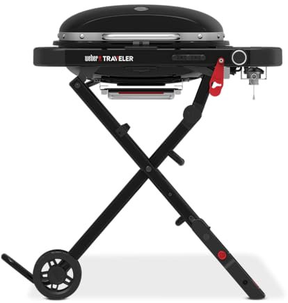 Weber Traveler Compact Gas Barbecue Black