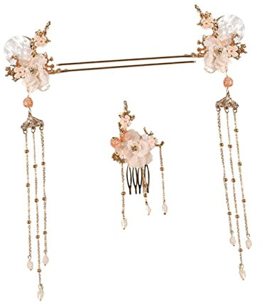 MERRYHAPY 3piezas Kit De Horquillas Chinas Cabello Fáciles De Usar Para Bodas Fiestas y Fotos