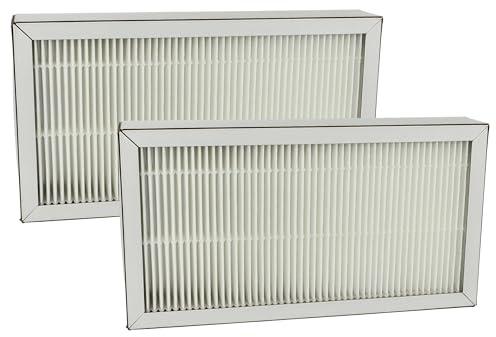 vhbw 2x Luftfilter F7 kompatibel mit Pluggit Avent P190 Lüfter | Badlüfter, Ventilator, Lüftungsgerät - Weiß