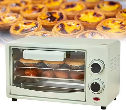Mini Four électrique, Four électrique Domestique, Four de Cuisson de Petits gâteaux, Machine multifonctionnelle pour Petit déjeuner, température réglable de 0 à 230 ℃, minuterie de 30 Minutes B