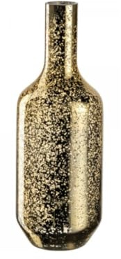 LEONARDO HOME Vase 39 Gold gespr. Milano