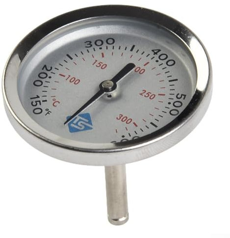 ZiStarlilife Thermomètre de barbecue en acier inoxydable - Jauge de température pour barbecue au charbon de bois - Pour barbecue Weber pour modèles Genesis