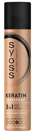 6er Pack - Syoss Haarspray - Keratin 3in1 - mit Vitaminkomplex - 300ml