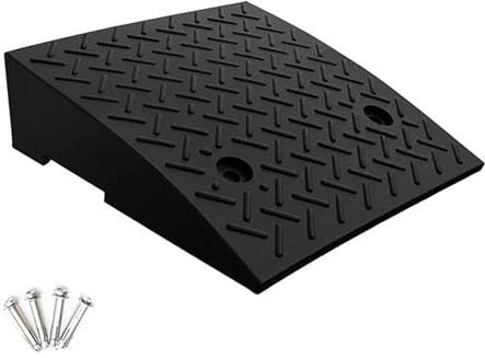 YCYHXJB Rampa per Disabili, Rampa Marciapiede, Rampe per Disabili per Il Carico di Auto, Veicoli, Camion, Scooter, Bici e Moto, 3 Tonnellate(50 * 50 * 13cm/20 * 20 * 5.1in)
