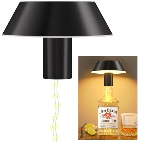 MUEZDUR LED Akku Flaschenlampe, Touch Control 5200 mAh Tischlampe kabellos mit Stufenlos Dimmbarer, 3 Modi, IP54 wasserdichte Tischleuchte für Innen und Außen, Esstisch Schlafzimmer Garten Bar