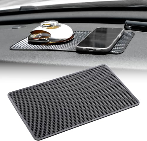 Dashboard Mat, Non Slip Multifunctional Pad Dashboard Pad Dash Pads Phone Mat Grip Mats Dashboards Accessories for Car Cutting Board Furniture Table Drawer Cell Phones Sunglasses Keys (Black)