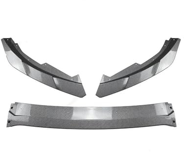 STRIVING BIRD Für F&ord Für Focus MK4 ST Line 2019-2021 Pre-LCI Auto Frontstoßstange Lip Spoiler Splitter Diffusor Bodykits Tuning Schwarz Maxton Style Frontspoiler(Carbon Look)