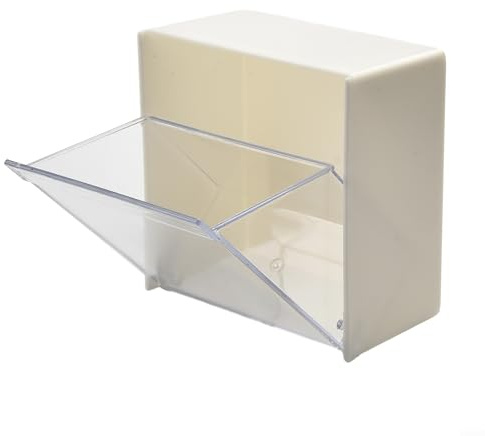 Honseadek Soporte redondo para filtros de café para máquinas de café, soporte de almacenamiento a prueba de polvo y humedad con gran capacidad, 200 hojas, autoadhesivo