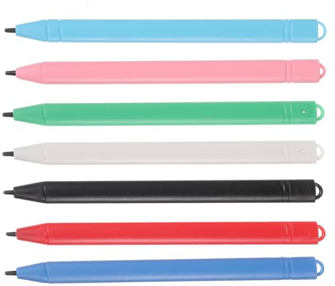 BESPORTBLE Set 7 Penne Stilo per Lavagna LCD Penna Touchscreen Compatibile Punta Antigraffio per Tablet e Tavolette Grafiche Accessorio per Scrittura e Disegno Digitale