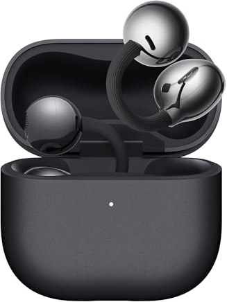 HUAWEI FreeClip 2 Open-Ear Headphones, Clip-On Wireless Earbuds, Black | 5.1g Lightweight, IP57 Waterproof, 38H Battery, Bluetooth 6.0, 3-Mic Noise Cancellation, UK Warranty