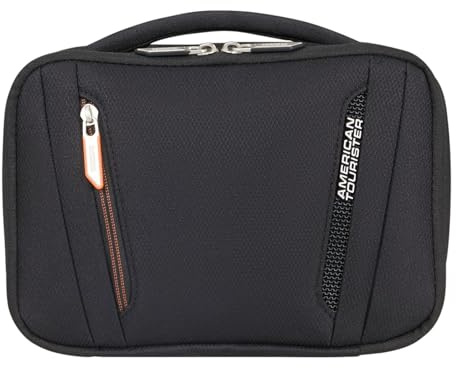 American Tourister Kulturbeutel Wanderlite Wash Bag Exp. Shadow Black schwarz