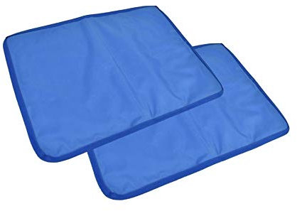 Vinsani® Cooling Gel Pillow Pad – Instant Cool Relief for Hot Sleepers & Overheating – Portable Gel Mat for Pillow, Seat & Back Support – Reusable, Lightweight & Foldable – 40 x 30 cm - Pack of 2