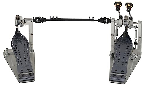 DW DWCPMCD2XF MCD Machined Chain Drive Double Bass Drum Pedal with Extended Footboard - Polished