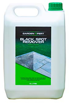 Garden Xpert Black Spot Remover | 5 Litre | Removes Black Spots, Lichen & Stains From Patios, Natural Stone & Paving Slabs, | Biodegradable | Ready to Use | Lasting Protection | 50m2 Coverage