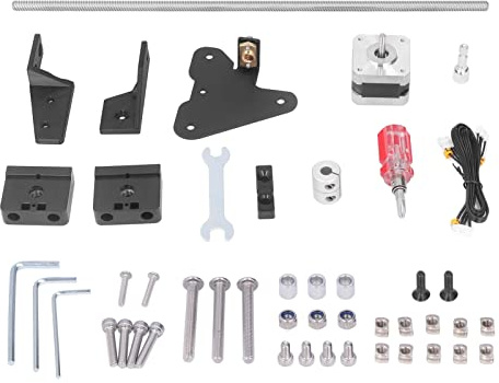 Ender 3 Dual-Z-Achsen-Kit 3D-Drucker-Teile Zubehör 3D-Drucker-Zubehör 3D-Drucker-Z-Upgrade-Kit mit Leitspindel-Schrittmotor Leitspindel-Modul-Kit für Ender 3/Ender 3 Pro/Ender | Verbesserte Druckgenauigkeit, stabile Drucke, Upgrade, 3D Drucker, Hobby, einfache Installation