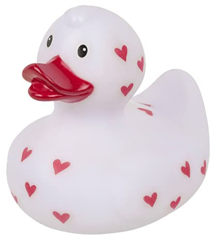 MIK funshopping Anatra da bagno (anatra Love bianco/rossa)