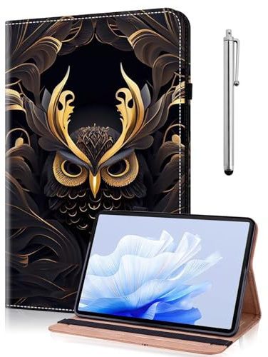 TUOLISG Hülle Kompatibel mit Kindle Paperwhite 11. Generation 2021, Dünn Lightweight Kunstleder Schutzhülle Smart Cover für Kindle Paperwhite 6,8 Zoll, Signature Edition - Eule
