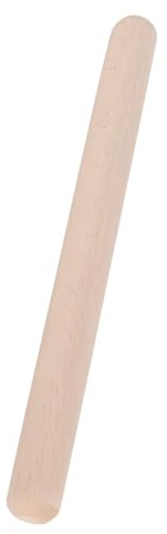 Mattarello, Mattarello Domestico in Legno Massello per Torte, Pasticceria, Pizza, Utensili da, Mattarello per Torte da 15,4 Pollici per Biscotti, 1,2 X 15,4 Pollici, per