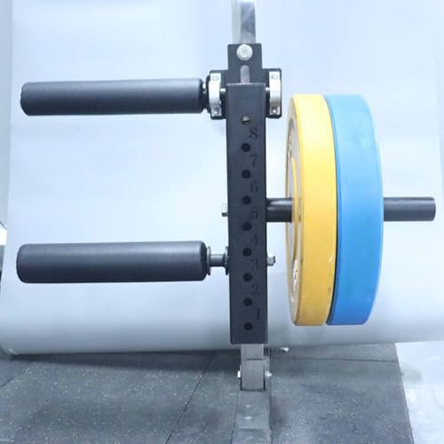 Yiustldd Beinstrecker- Und Curl-Maschine, Verstellbare Beinstrecker-Maschine Mit Gewichtsscheiben, Kniebeugenständer-Aufsatz Für Krafttraining,18mm