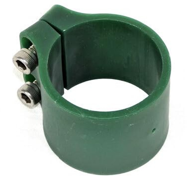 OOGarden - Colliers de fixation x6 pour poteau clôture rond - 48mm - Vert