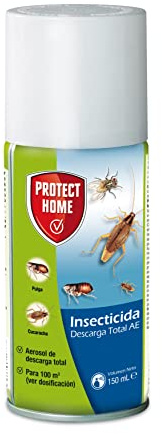 PROTECT HOME Barrita Insecticida Descarga Total, automático, Ideal Frente a Insectos voladores y Rastreros en Lugares de difícil Acceso. Fácil de Usar y eficaz. (Paquete de 8)