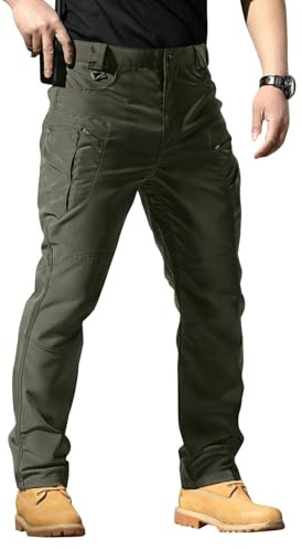 Generisch Baggy Jogginghose Herren Golfhose Outdoorhose Laufhose Tarnhose Latzhose Jeans Arbeitshose Mückenschutz Kleidung Schwarz Sporthose Y2K Clothes Men Stoffhose Elegant Militär Jacke Trekking