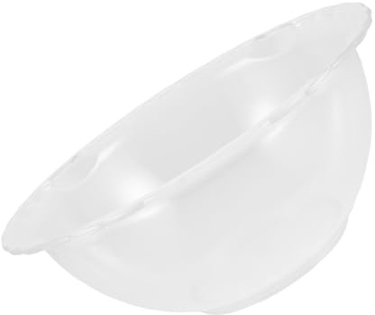 SOIMISS Bassin de Lavage Transparent Plastique à Bord Festonné Multifonction pour Salon de Beauté Ergonomique et Portable Adapté Au Lavage Visage et Shampooing