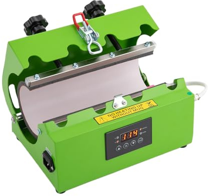 DeeDuud Tumbler Transferpresse 550W – Becher Sublimationspresse für gerade Tassen, LED Display & Touch-Steuerung, 2.8–3.3 Zoll Becherdurchmesser