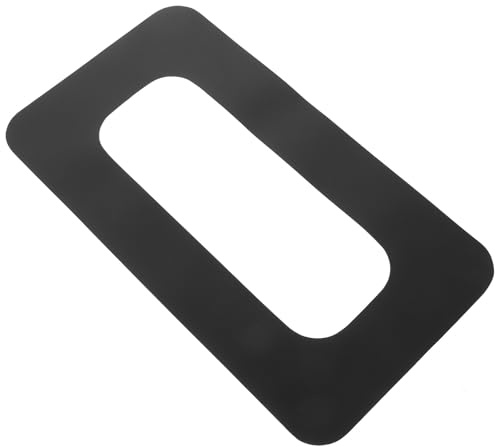 PRETYZOOM Black Pvc Paddle Tail Rudder Slot Patch for Surfboard with Improved Control and Maneuverability, Sleek Modern Fin Box Connector for Surfing Accessories