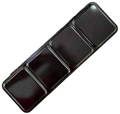 Supvox Leere Aquarell Metallbox Für 24 Farben Pigment Robust Wasserdicht Aufbewahrungsbox Tragbar Für Künstler Zuhause Atelier Outdoor Malerei