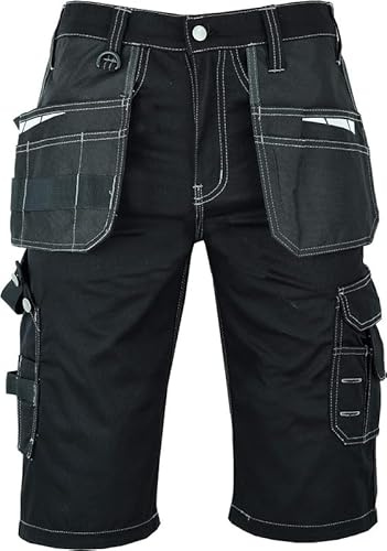 MS9 Mens Work Redhawk Cargo Combat Holster Pockets Tactical Worker Working Shorts