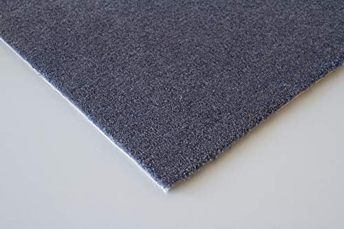 Steffensmeier Teppichboden Genua Meterware | Auslegware für Kinderzimmer Wohnzimmer Schlafzimmer | Anthrazit, Größe: 200x200 cm