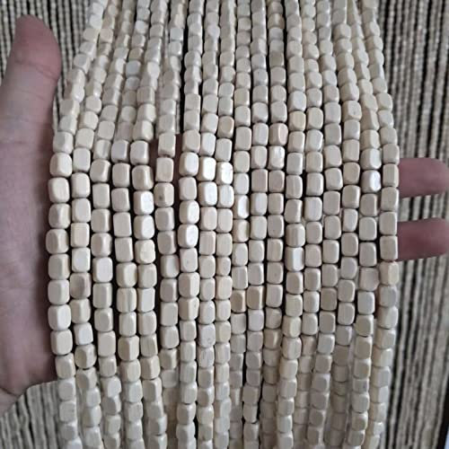Türvorhang aus Bambus & Holz,Hängender Bambusvorhang Perlenvorhang Fadenvorhang Insektenschutz Fliegenschutz, Holzperlen Vorhänge,Raumteiler,Balkontür,Heimdekoration,Anpassbar (110 strands-110x200cm)