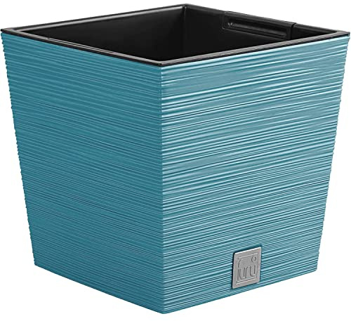 Pot de fleurs avec reserve d´eau 7,5 L bleu - FURU