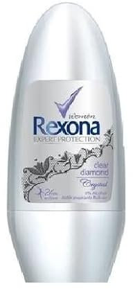 6er Pack - REXONA Women Deodorant Crystal Clear Diamond Roll-on - 50ml