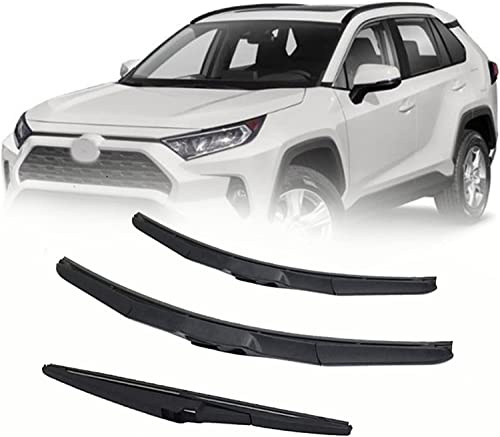 KKAIRA Limpiaparabrisas Escobilla para Toyota RAV4 RAV-4 XA50 2019 2020 2021, Parabrisas De Coche Escobillas Limpiaparabrisas Delanteras Y Traseras