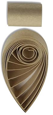 ODETOJOY Quilling-Papierstreifen, 5 mm, Rolle für Bastelarbeiten, Kartenherstellung, einfarbige Quilling-Streifen, 60 Stück