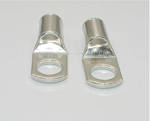 20PC 2 GAUGE 2 AWG X 1/4 5/16 3/8 1/2 35mm2 TINNED COPPER LUG BATTERY CABLE CONNECTOR TERMINAL SC35-6 SC35-8 SC35-10 SC35-12 (Size : SC35 6 1L4)