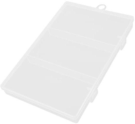 NUOBESTY Klarer Papierclips Aufbewahrungsbox Große Kapazität Mehrere Fächer Praktischer Organizer Für Bürobedarf Für Zuhause Schule Und Büro