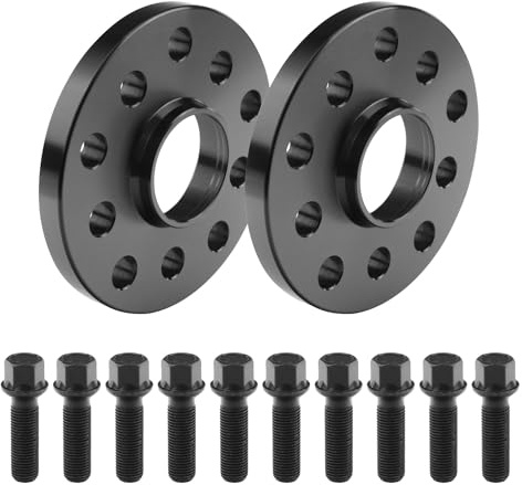 SCC Spurverbreiterungen Spurplatten 2x10mm 5x112-5x- 12168W-ABE-4 kompatibel mit Mercedes-Benz GLC GLE GLK S