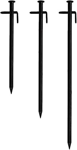 LXYDPZ Robuste Zeltheringe aus geschmiedetem 20,3 cm (20,3 cm) starkem Stahl, 10 Stück, solide Zeltheringe, Gussheringe, Fußabdruck, Campingheringe für felsiges Outdoor-Camping, Vordächer und Planen