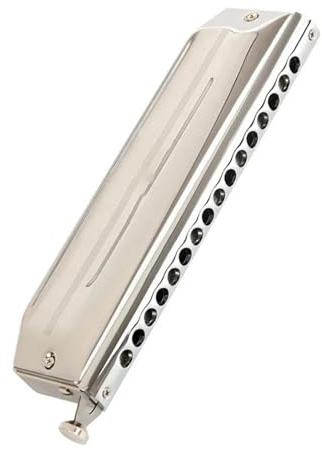 C-Taste, 16-Loch, chromatische Mundharmonika, Musikinstrument, mit Titan beschichteter Kamm, Kunststoffgehäuse Mundharmonika-Set