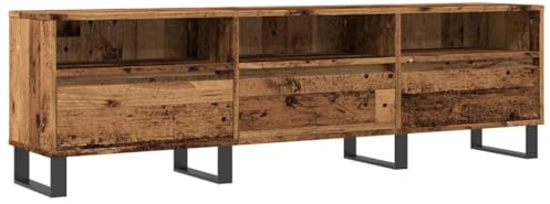 vidaXL TV-Schrank Altholz-Optik 150x30x44,5 cm Holzwerkstoff, TV-Ständer, TV-Bank, Fernsehschrank, TV-Board, TV Sideboard, Fernsehtisch, HiFi-Schrank