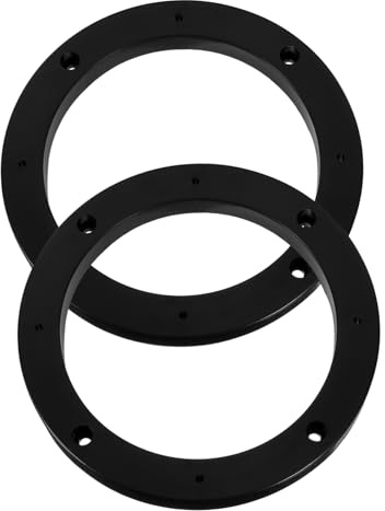 1pair Car Speaker Spacer Ring Plastic Speaker Adapter for Improved Audio Clarity Easy Installation Car Mounting Spacer for Hollow