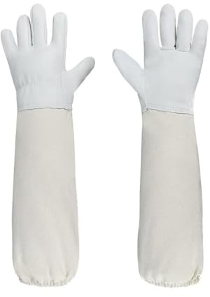 beekeeper imkerhandschuhe aus Ziegenleder, imkerhandschuhe stichfest,imker zubehör，imkereibedarf Geeignet für Männer/Damen